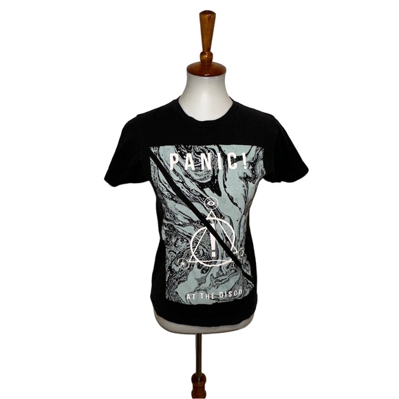 Tops - Panic at the Disco Tee Black